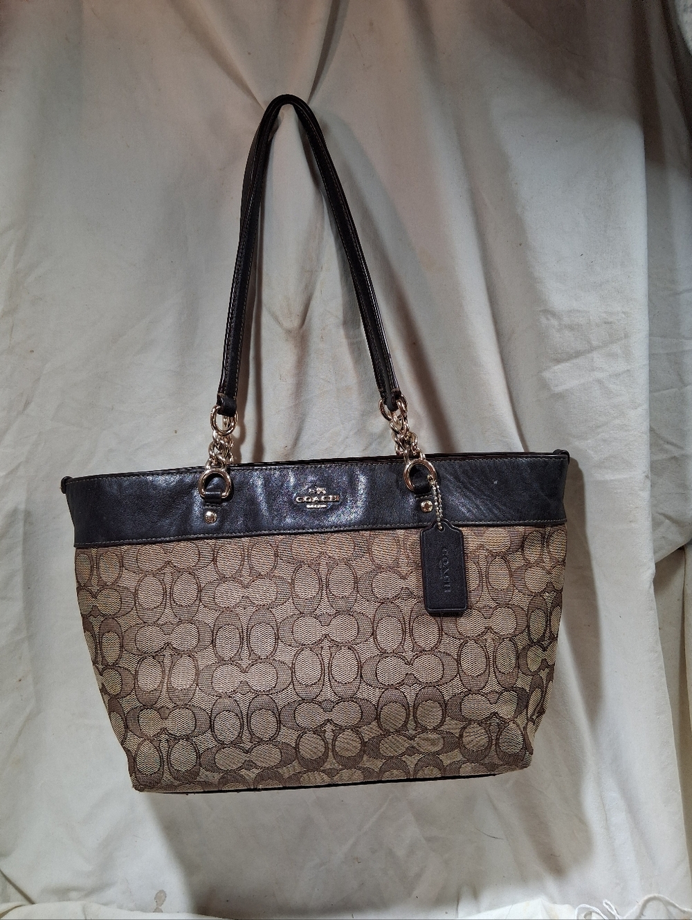 Coach Signature Sophia Small Tote Bag